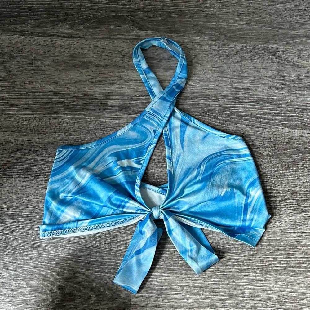 Blue Swirl Top